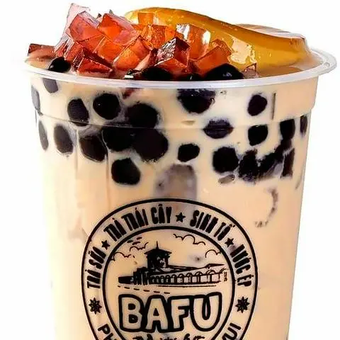 Hình ảnh Trà s bánh flan