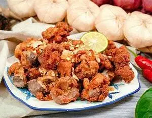 Hình ảnh Mề gà chiên