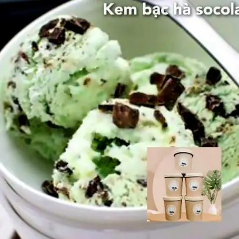Hình ảnh Kem bạc hà socola hũ 400g