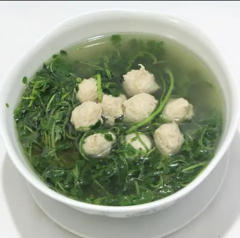 Hình ảnh Canh xà lách xoong Thác Lác