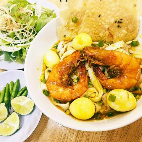 Hình ảnh MÌ QUẢNG TÔM TRỨNG 