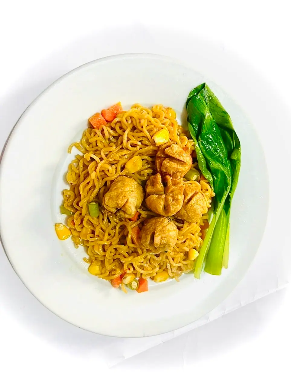 Hình ảnh Mì trộn bò viên