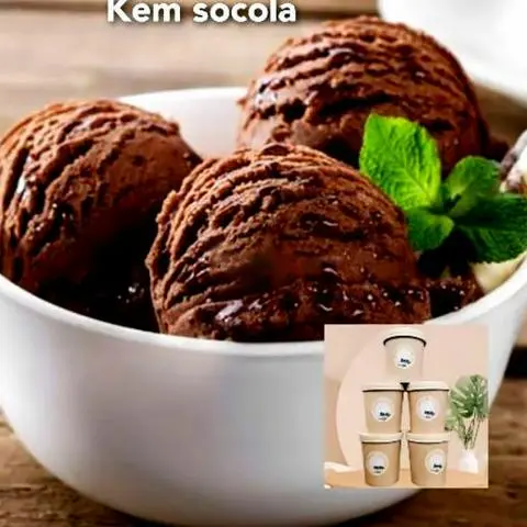 Hình ảnh Kem socola hũ 400g