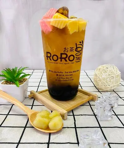Hình ảnh Hồng trà thập cẩm full topping