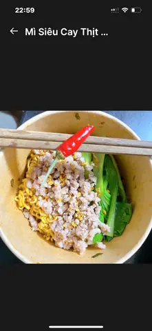 Hình ảnh Mì Tương Đen Thịt bầm+Trứng
