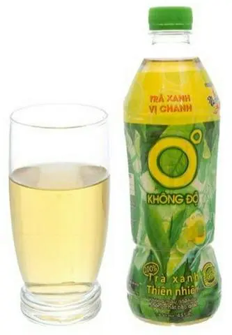 Hình ảnh Trà xanh 0 độ + Ly đá