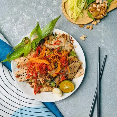 Hình ảnh Bánh đa trộn thập cẩm