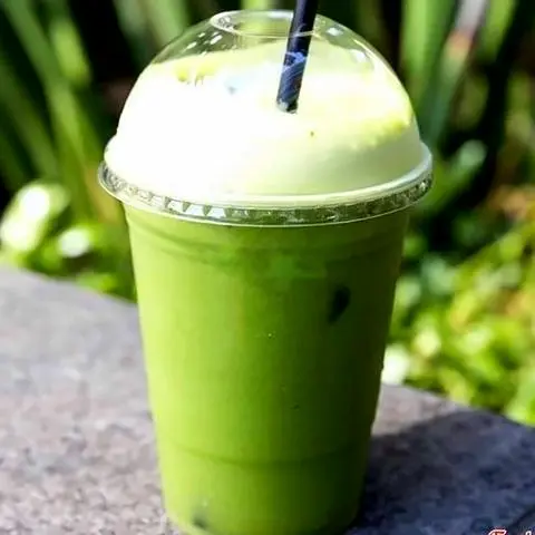 Hình ảnh Trà sữa Thái xanh không topping