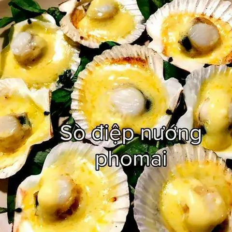 Hình ảnh Sò điệp nướng phô mai