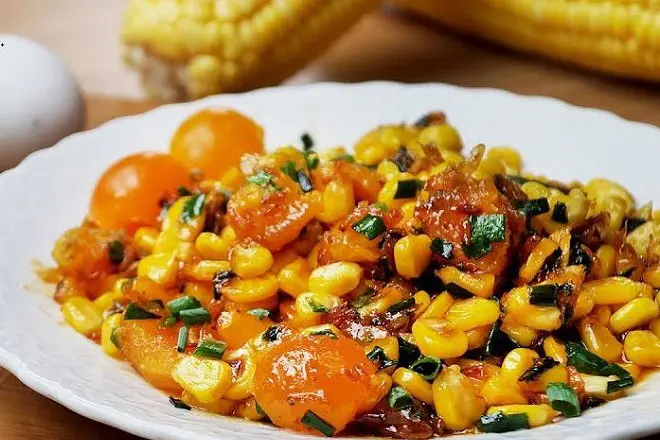 Hình ảnh Bắp Xào Ruốc Trứng Muối (Nhỏ)