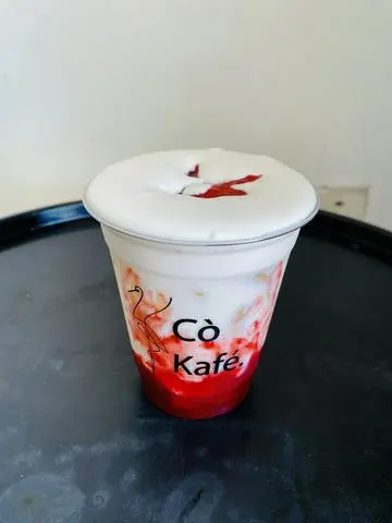 Hình ảnh Dâu Sữa Kem Cheese