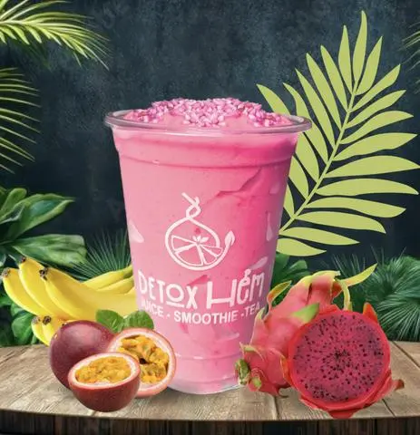 Hình ảnh Sinh Tố Thanh Long Chuối Chanh Yay