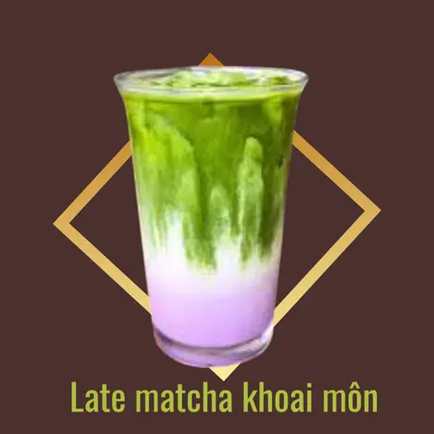 Hình ảnh Latte matcha khoai môn 
