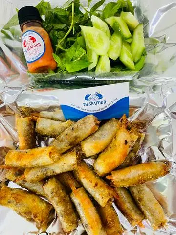 Hình ảnh Chả Ram Tôm Đất Chiên (10 Cuốn) 