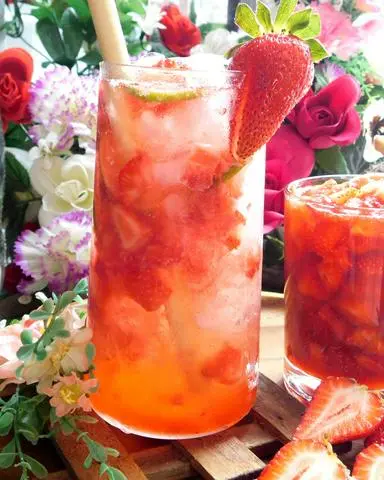 Hình ảnh Soda dâu 