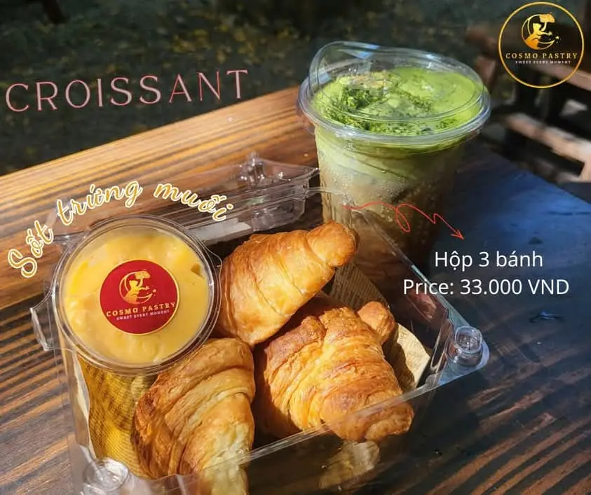 Hình ảnh 5 Bánh Croissant 25g chấm sốt trứng muối