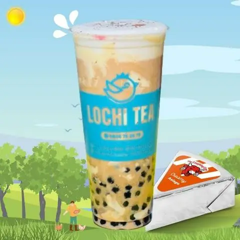 Hình ảnh Trà Sữa Phô Mai Tươi Cười Trân Châu