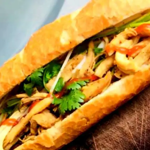 Hình ảnh Bánh mì gà