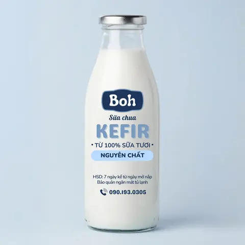Hình ảnh Sữa chua chai nguyên chất 500ml
