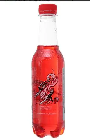 Hình ảnh chai sting + ly đá
