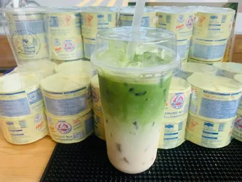 Hình ảnh Matcha sữa gấu