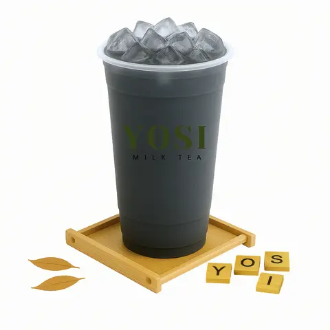 Hình ảnh Trà Sữa Than Tre [Ly Lớn 700ml]