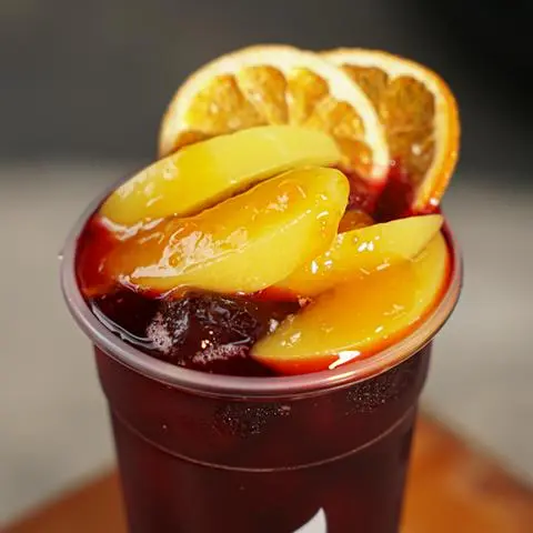 Hình ảnh Trà Hibiscus Cam Đào
