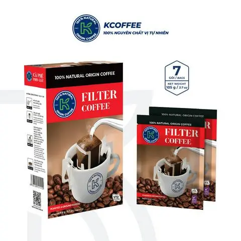Hình ảnh Cà phê K Filter Nguyên Bản  (7 gói x 15g)