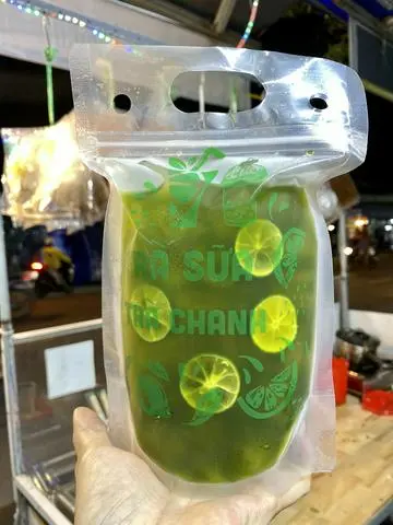Hình ảnh Trà Tắc Thái Xanh (túi zip 700ml)