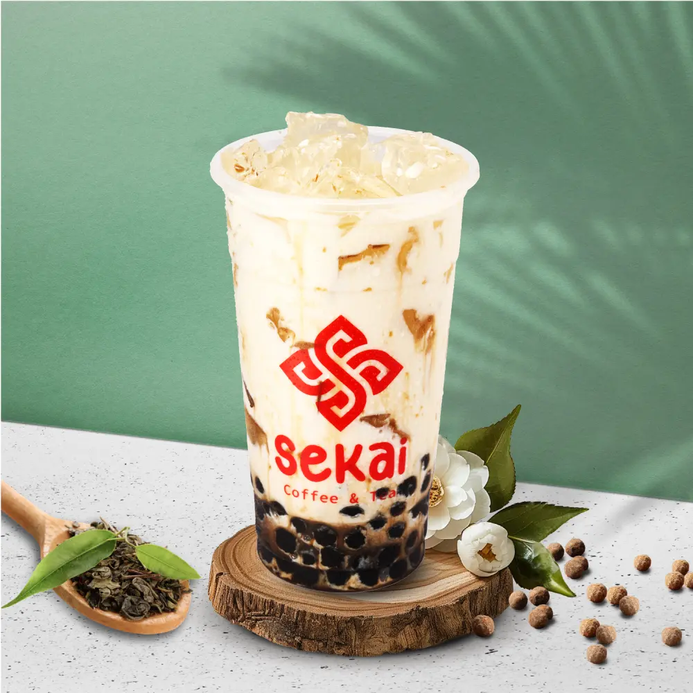 Hình ảnh Sữa Tươi Trân Châu Đường Đen (L)