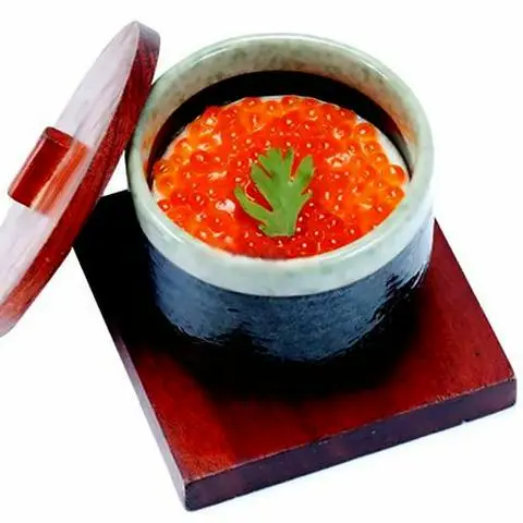 Hình ảnh Trứng hấp và trứng cá hồi