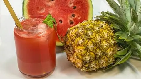 Hình ảnh Nước ép dưa hấu - thơm