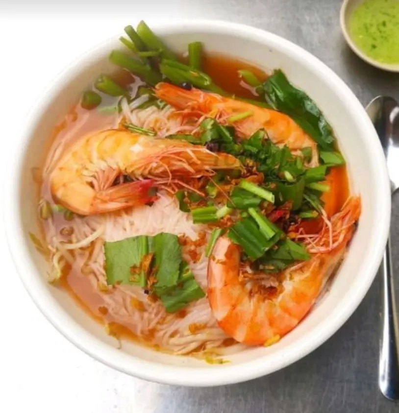 Hình ảnh bún thái tôm