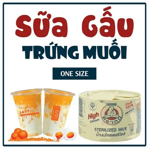 Hình ảnh SỮA GẤU TRỨNG MUỐI