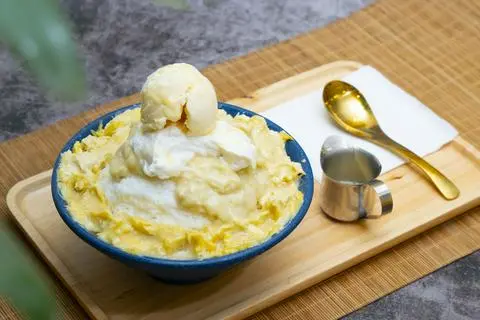 Hình ảnh Bingsu sầu riêng - Durian