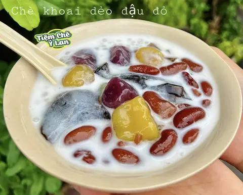 Hình ảnh Chè khoai dẻo đậu đỏ 