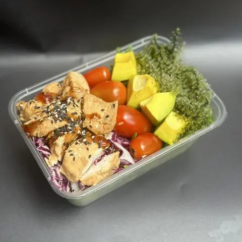 Hình ảnh Salad Ức Gà Sốt Teriyaki