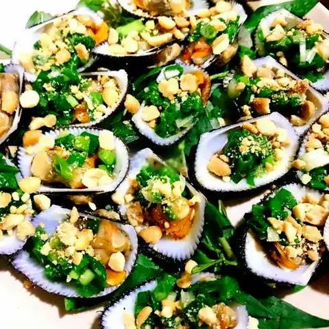 Hình ảnh Sò lông nướng mỡ hành