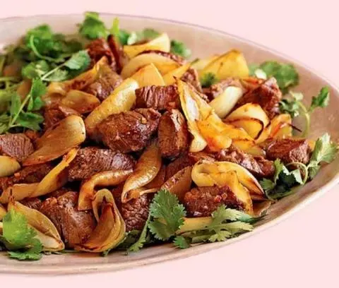 Hình ảnh Bò xào hành tây