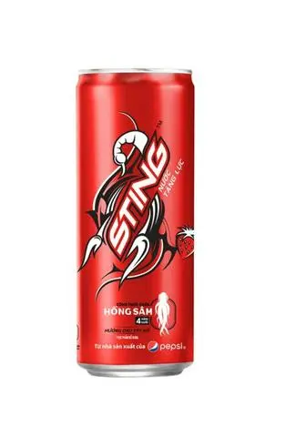 Hình ảnh Sting + Ly đá 