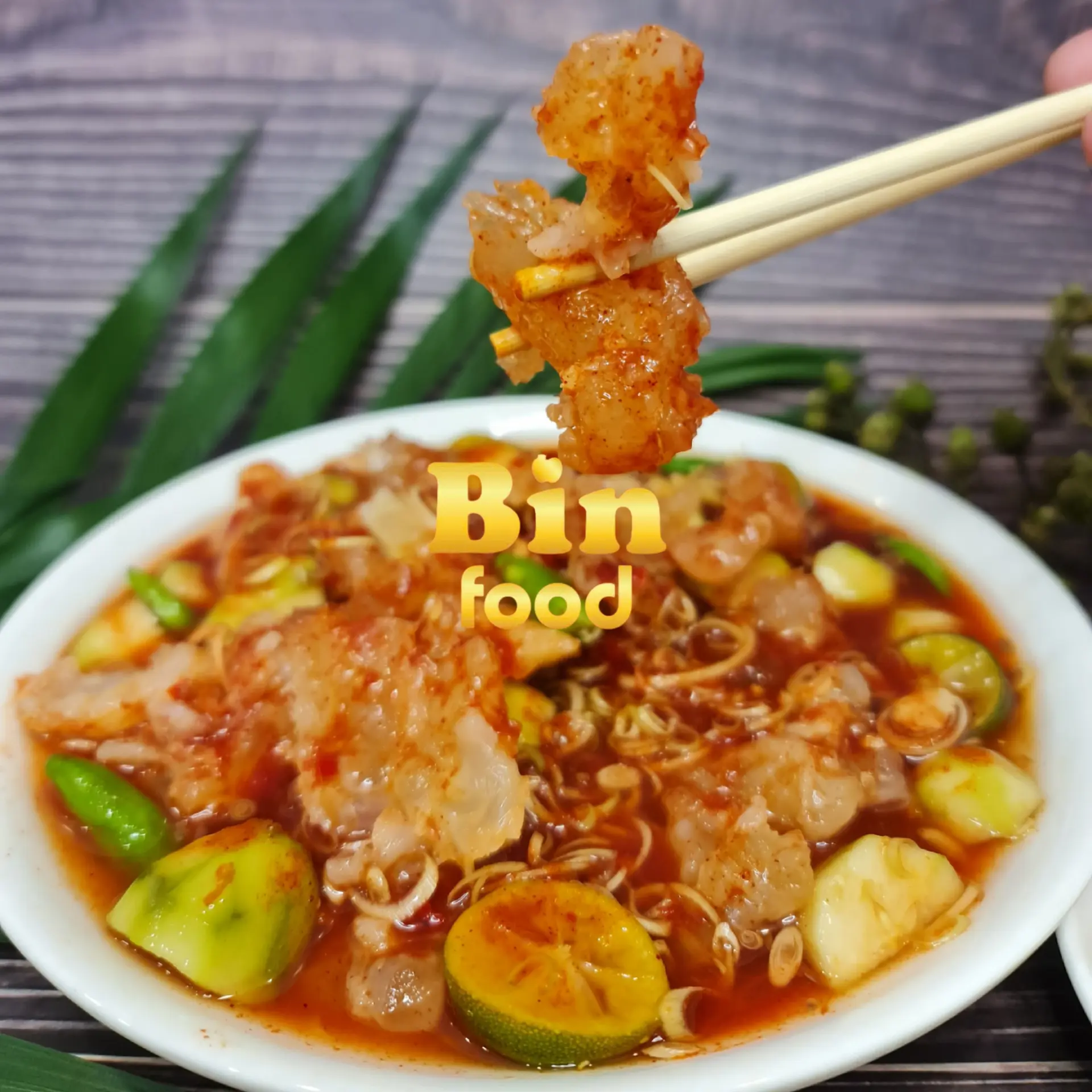 Hình ảnh Gân bò sốt Thái Size M