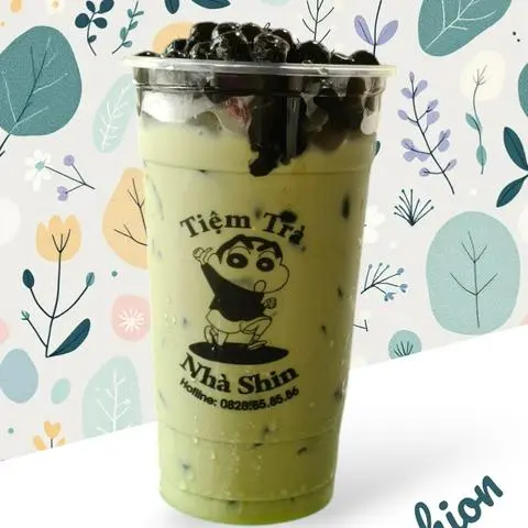Hình ảnh trà sữa thái xanh