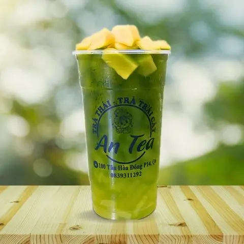Hình ảnh Trà Thái Xanh Xoài Tươi