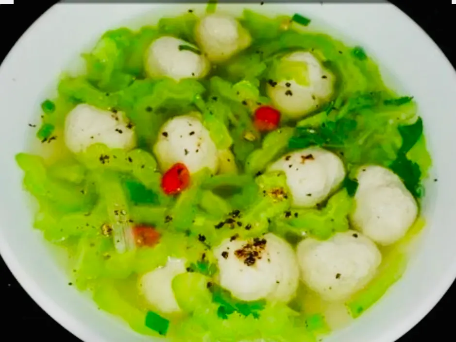 Hình ảnh Canh khổ qua thác lác