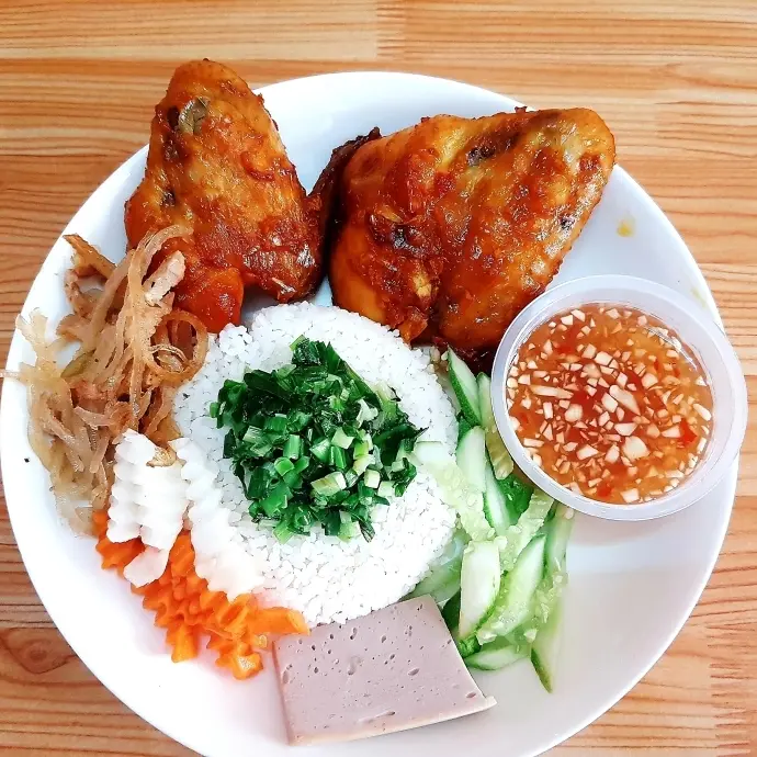 Hình ảnh CƠM GÀ XỐI MỠ