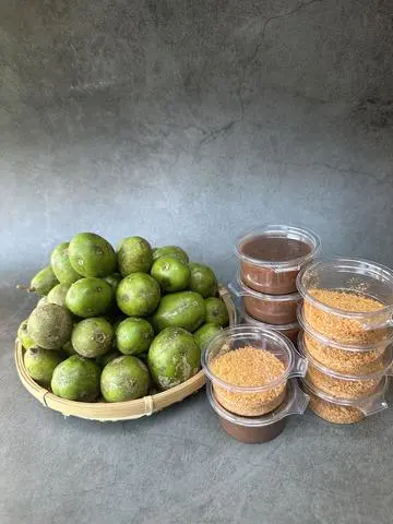 Hình ảnh 500gr cóc non gọt sẵn ướp lạnh kèm mắm muối