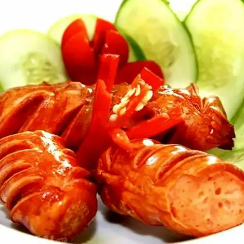Hình ảnh Cây Xúc Xích Chiên