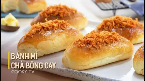 Hình ảnh Bánh mì chà bông cay ( ít cay)