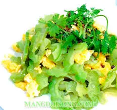 Hình ảnh Khổ qua xào trứng