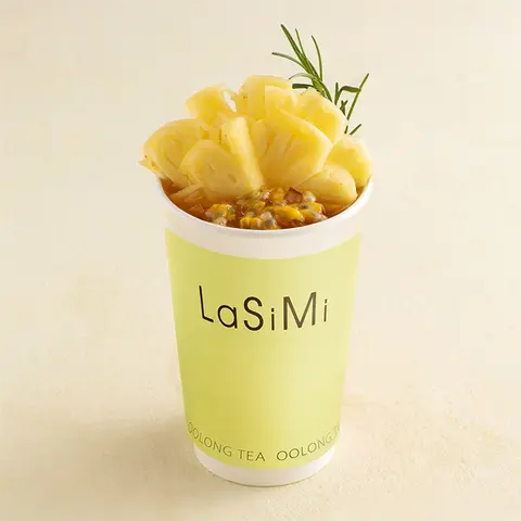Hình ảnh Trà ô long dứa chanh dây